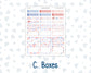 Kit 0273 - 8.5x11 - EC Monthly Kit - July - Americana In Bloom