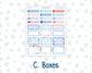 Kit 0224 - 8.5x11 - EC Monthly Kit - July - Patriotic Parade