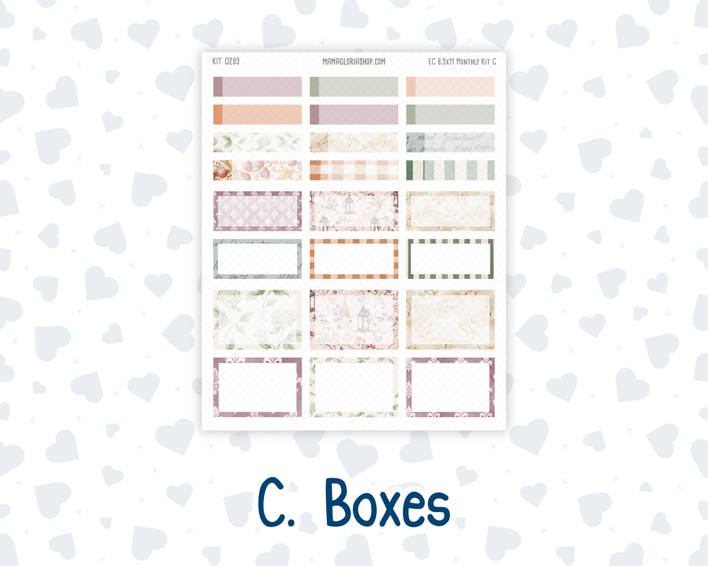Kit 0293 - 8.5x11 - EC Monthly Kit - September - Fleur de Provence