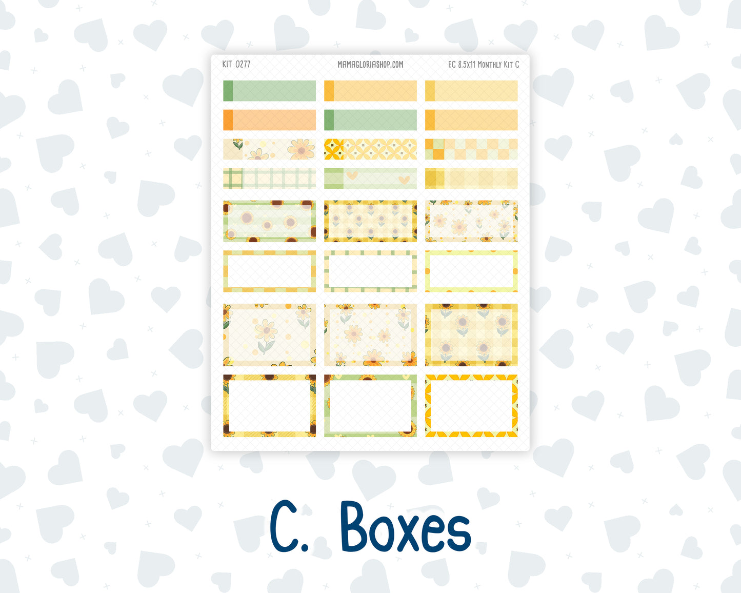 Kit 0277 - 8.5x11 - EC Monthly Kit - August - Sunflower Drama Club