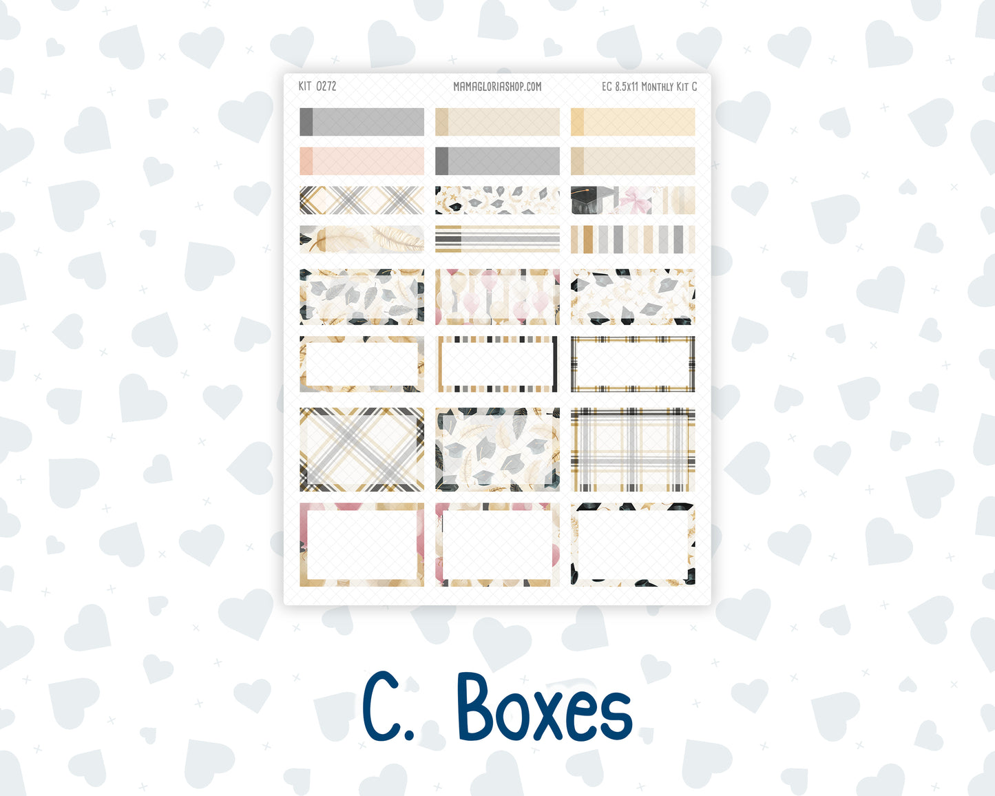 Kit 0272 - 8.5x11 - EC Monthly Kit - May - Graduation