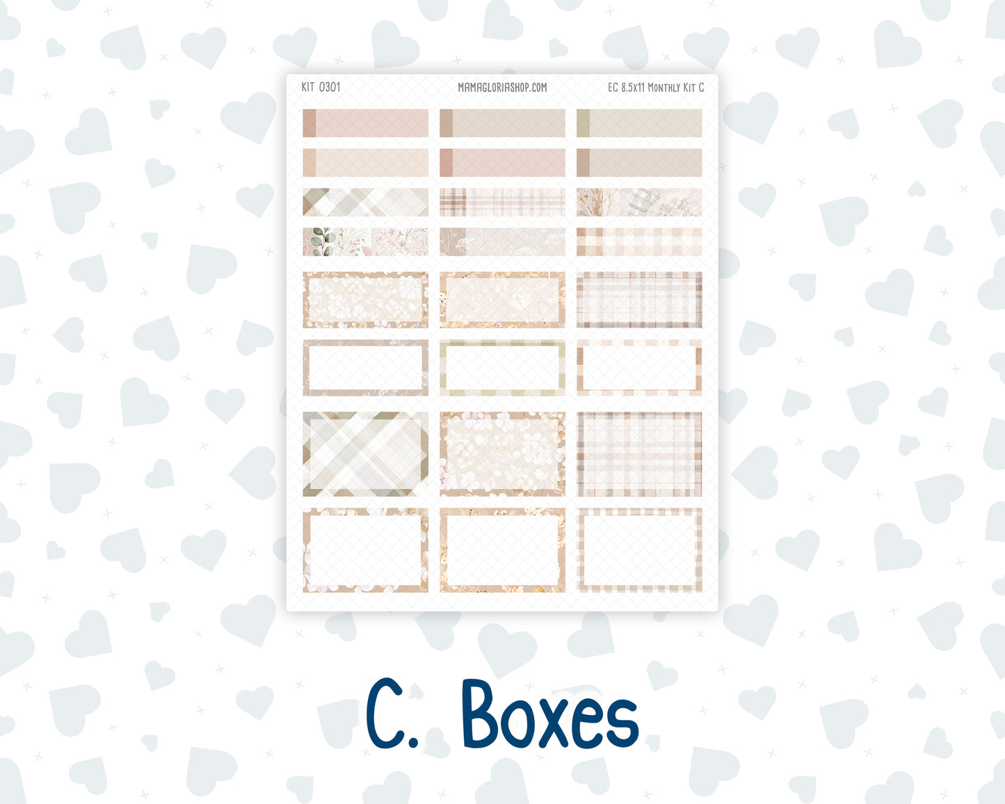 Kit 0301 - 8.5x11 - EC Monthly Kit - November - Sunday Comfort