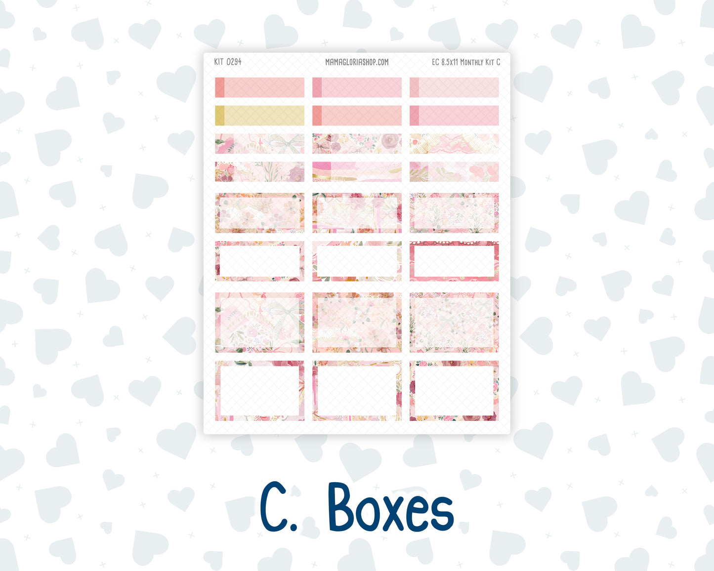 Kit 0294 - 8.5x11 - EC Monthly Kit - September - Rosy Reveria