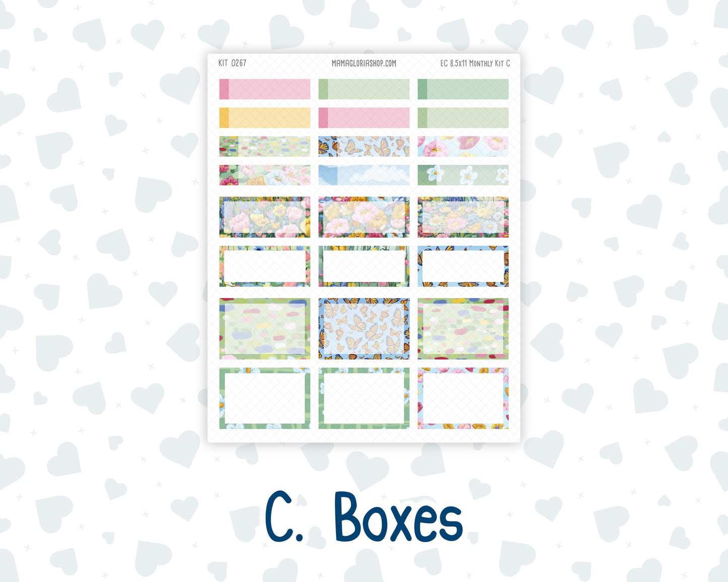 Kit 0267 - 8.5x11 - EC Monthly Kit - May - Flowers For Mama