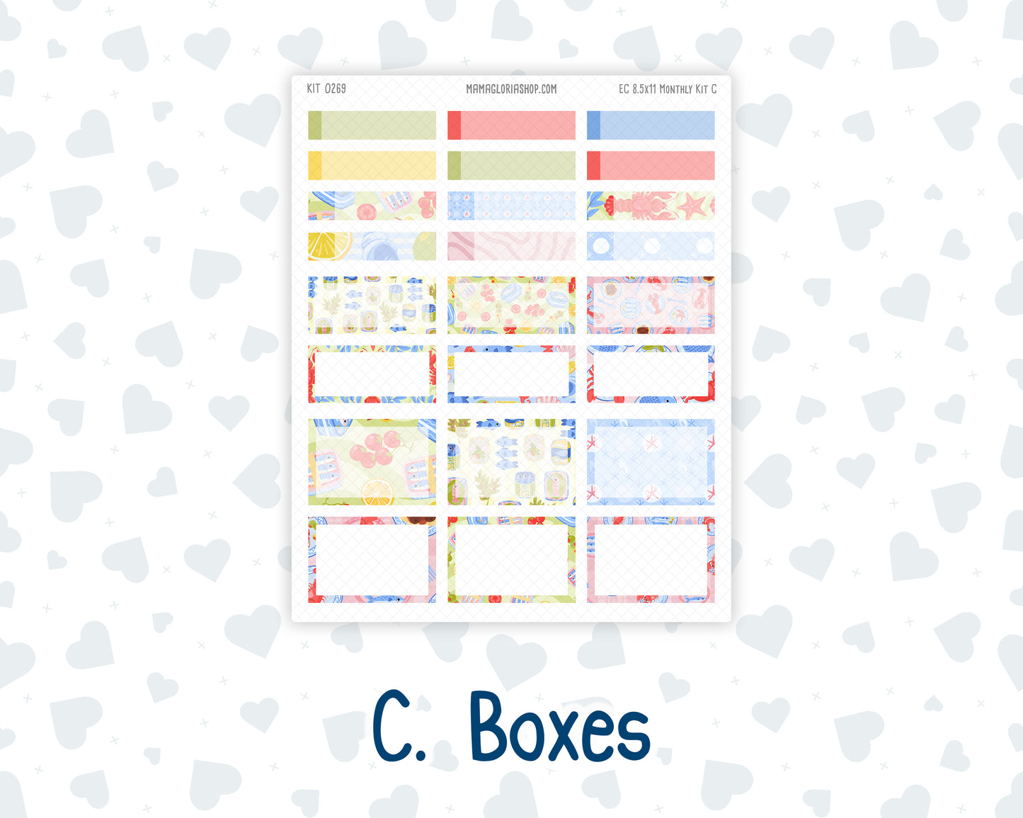 Kit 0269 - 8.5x11 - EC Monthly Kit - June - Dolce Mare