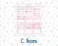 Kit 0253 - 8.5x11 - EC Monthly Kit - February - Rosy Daydreams