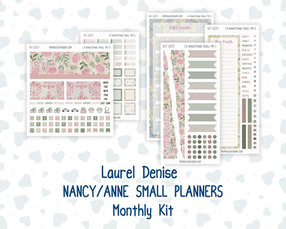 Kit 0257 - Laurel Denise Nancy/Anne Small - Monthly Kit - March - Blush Garden