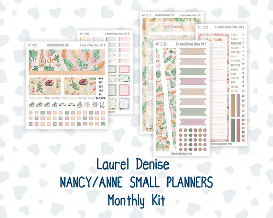 Kit 0259 - Laurel Denise Nancy/Anne Small - Monthly Kit - March - Spring Garden Chores