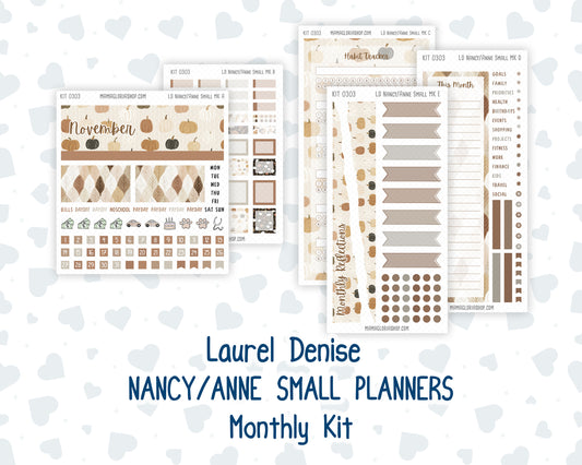 Kit 0303 - Laurel Denise Nancy/Anne Small - Monthly Kit - November - Into The Woods