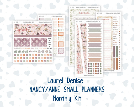 Kit 0293 - Laurel Denise Nancy/Anne Small - Monthly Kit - September - Fleur de Provence