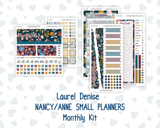 Kit 0304 - Laurel Denise Nancy/Anne Small - Monthly Kit - November - Autumn In Bloom