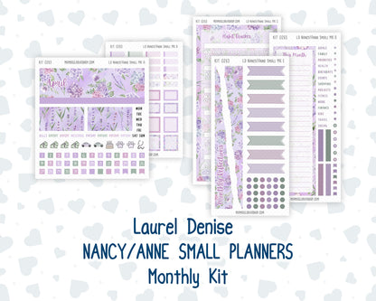 Kit 0263 - Laurel Denise Nancy/Anne Small - Monthly Kit - April - Lavender Drift