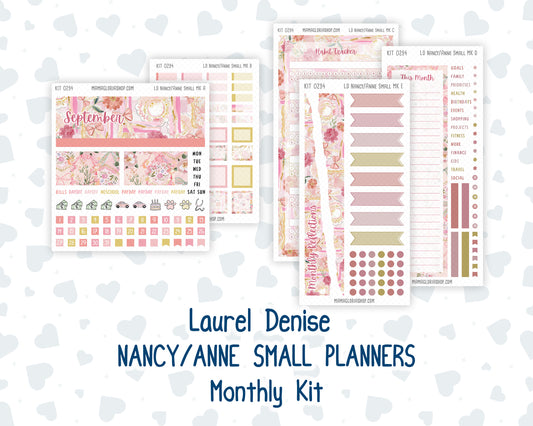 Kit 0294 - Laurel Denise Nancy/Anne Small - Monthly Kit - September - Rosy Reveria