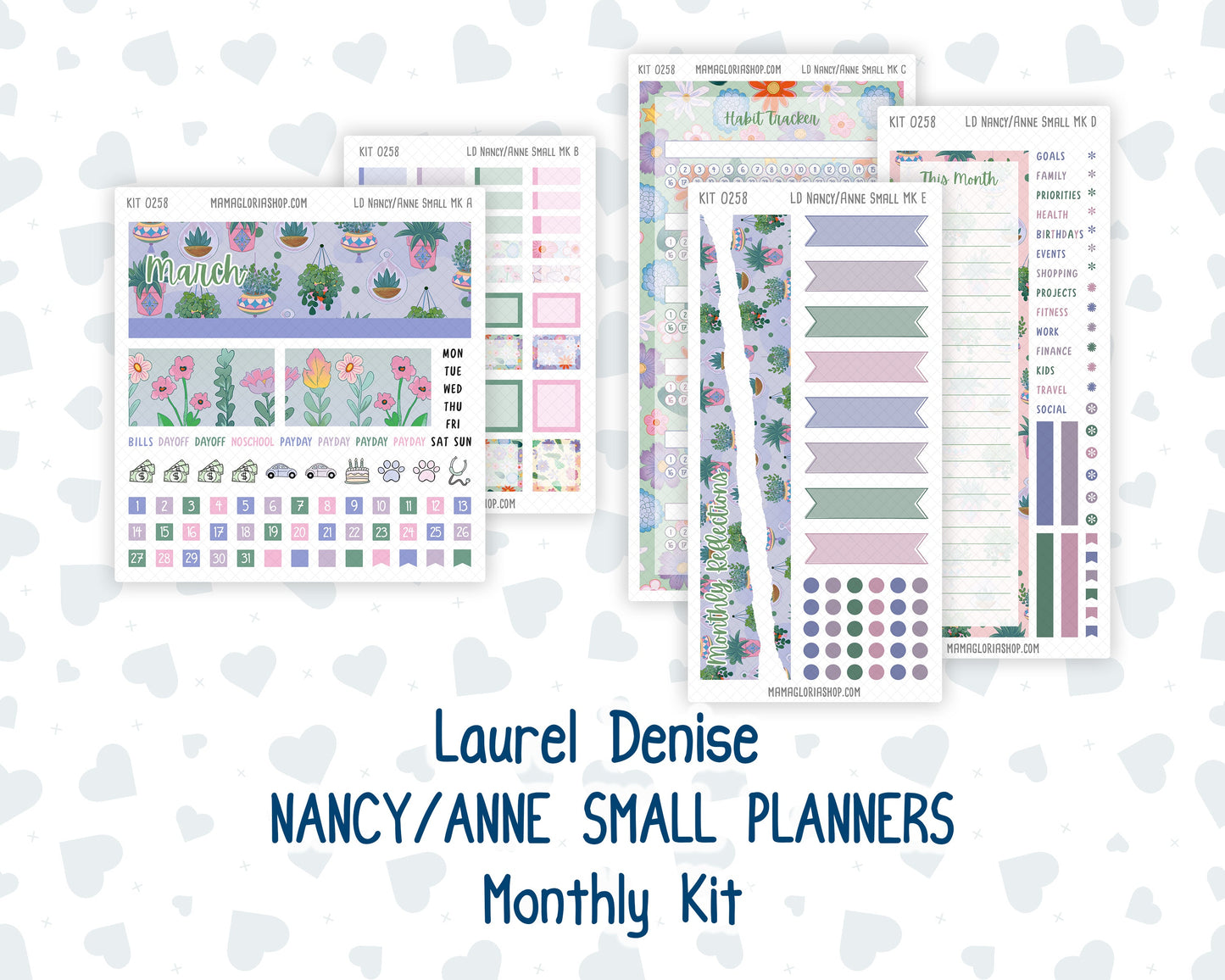 Kit 0258 - Laurel Denise Nancy/Anne Small - Monthly Kit - March - Plant Therapy