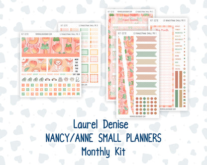 Kit 0278 - Laurel Denise Nancy/Anne Small - Monthly Kit - August - Oops, All Peaches