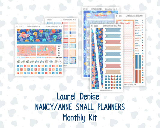 Kit 0268 - Laurel Denise Nancy/Anne Small - Monthly Kit - June - Sea Sweeties