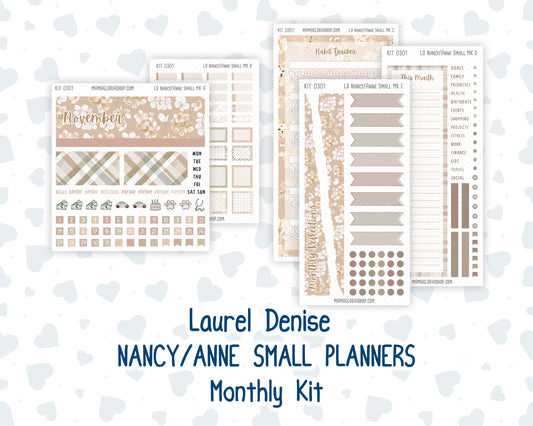 Kit 0301 - Laurel Denise Nancy/Anne Small - Monthly Kit - November - Sunday Comfort