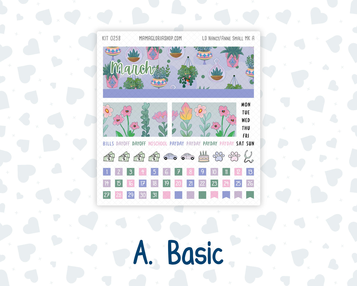 Kit 0258 - Laurel Denise Nancy/Anne Small - Monthly Kit - March - Plant Therapy