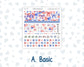 Kit 0273 - Laurel Denise Nancy/Anne Small - Monthly Kit - July - Americana In Bloom