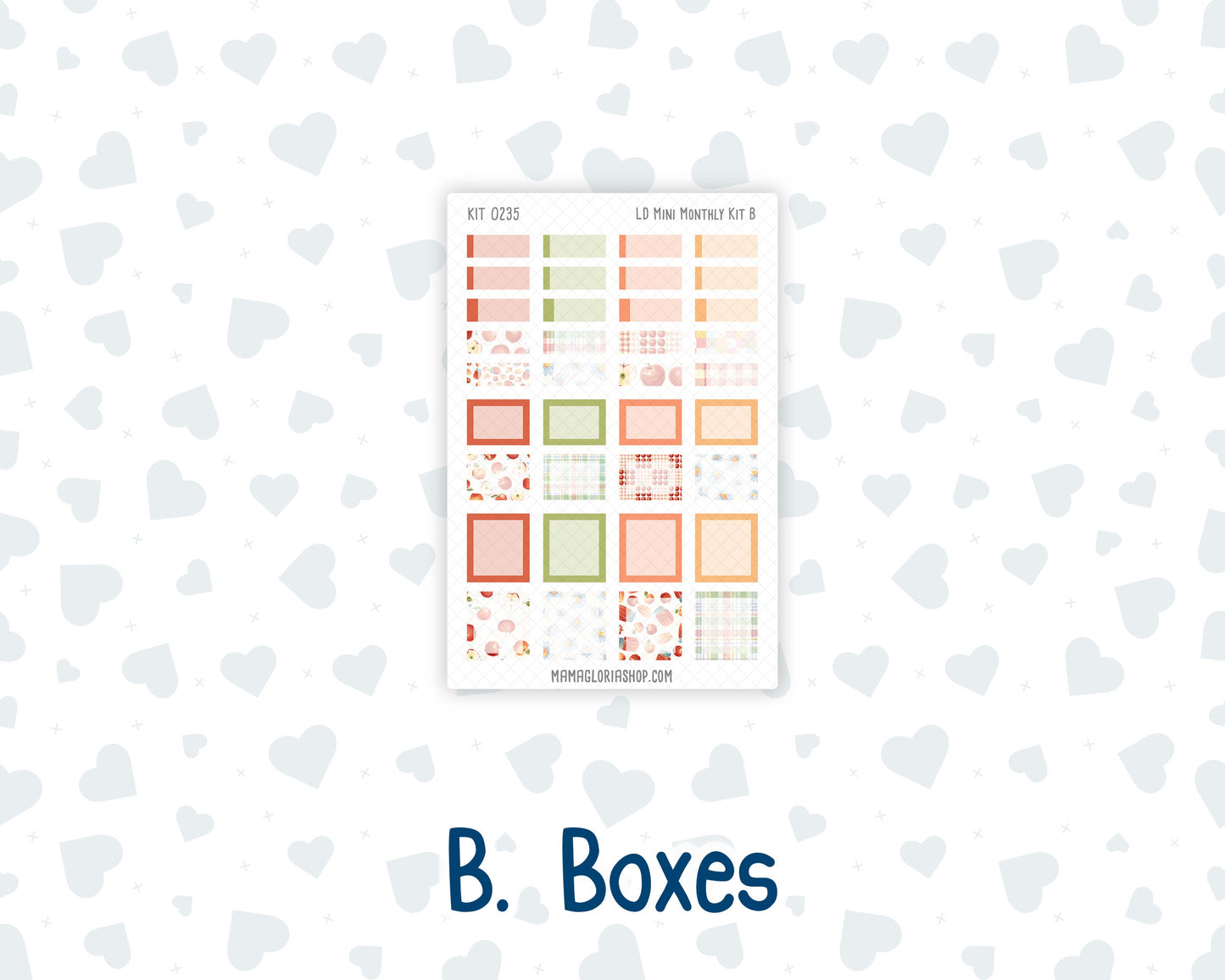 Kit 0235 - Laurel Denise Mini - Monthly Kit - September - Apple Orchard