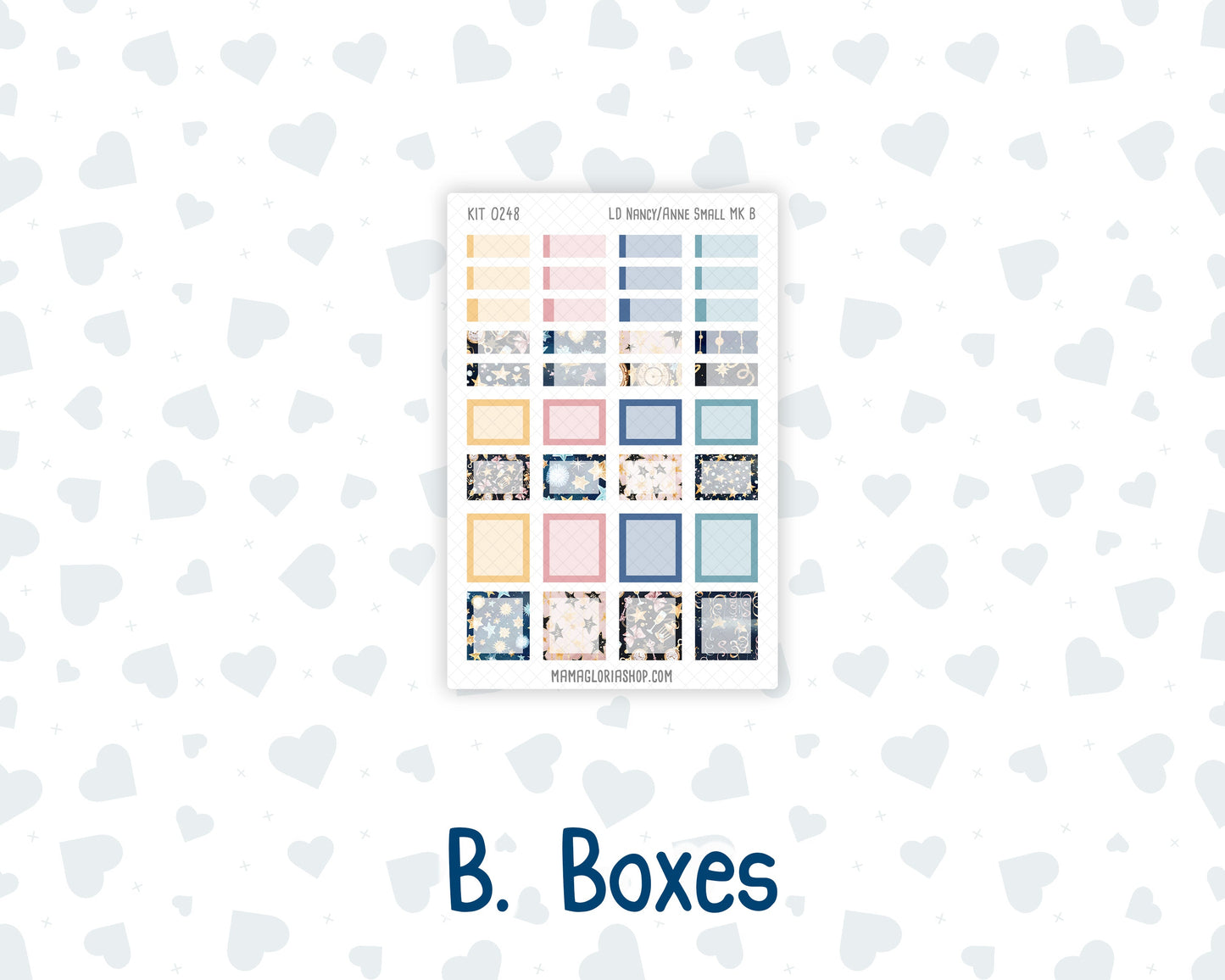 Kit 0248 - Laurel Denise Nancy/Anne Small - Monthly Kit - January - Midnight Countdown