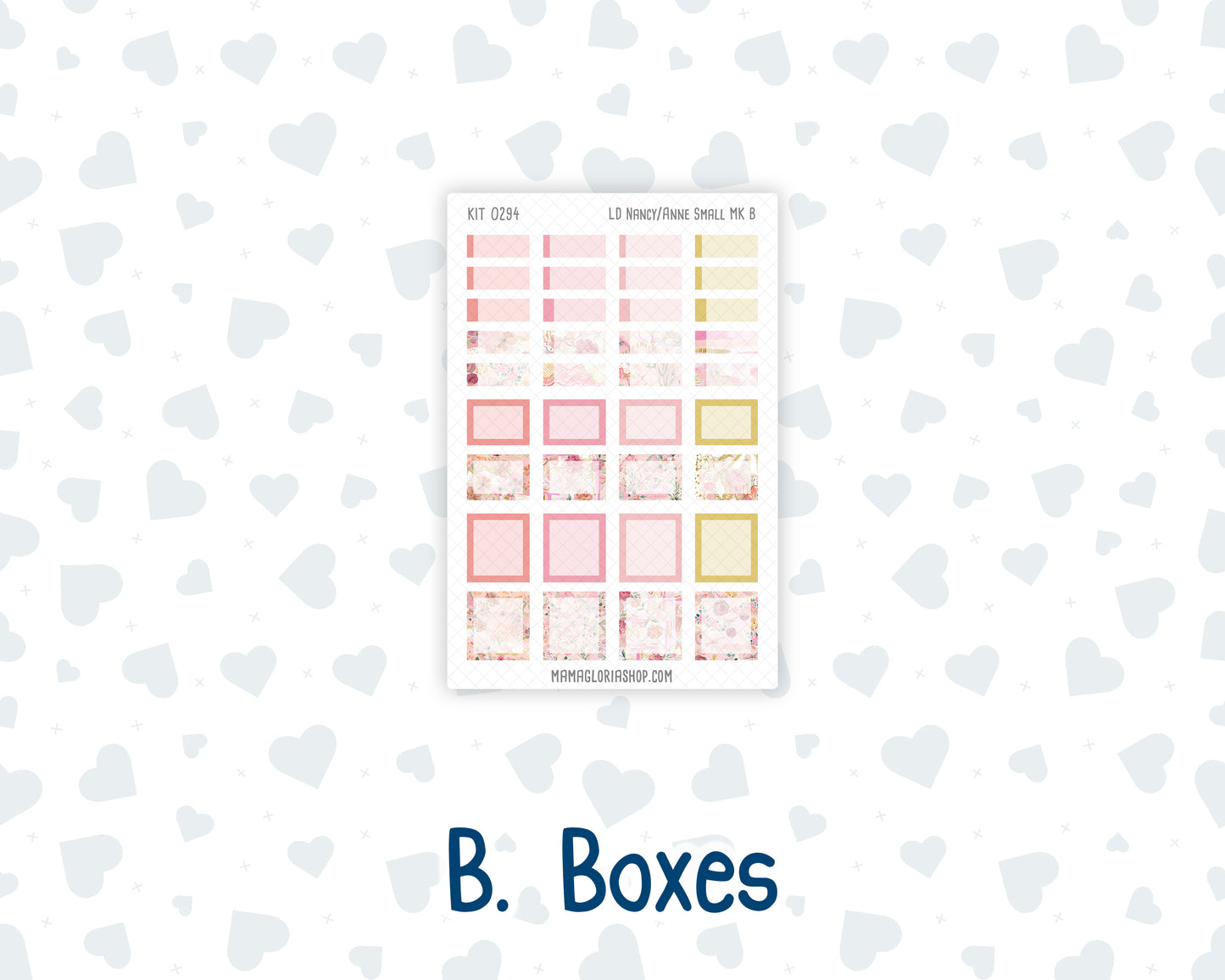 Kit 0294 - Laurel Denise Nancy/Anne Small - Monthly Kit - September - Rosy Reveria
