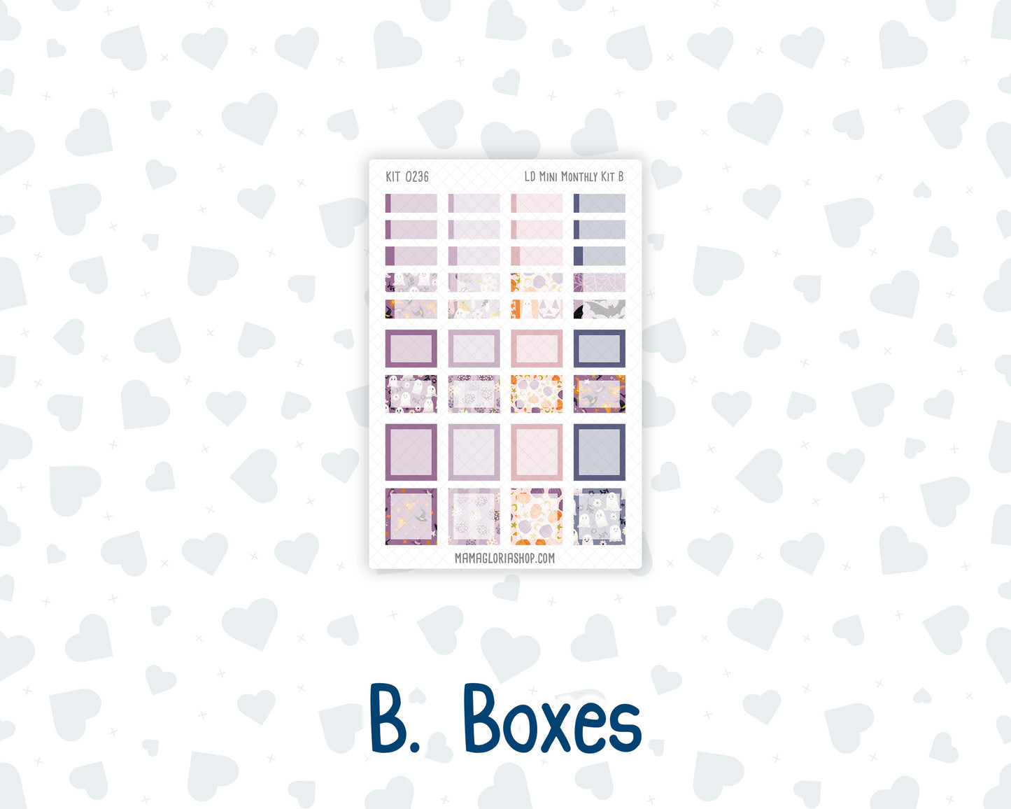 Kit 0236 - Laurel Denise Mini - Monthly Kit - October - Sweet & Spooky
