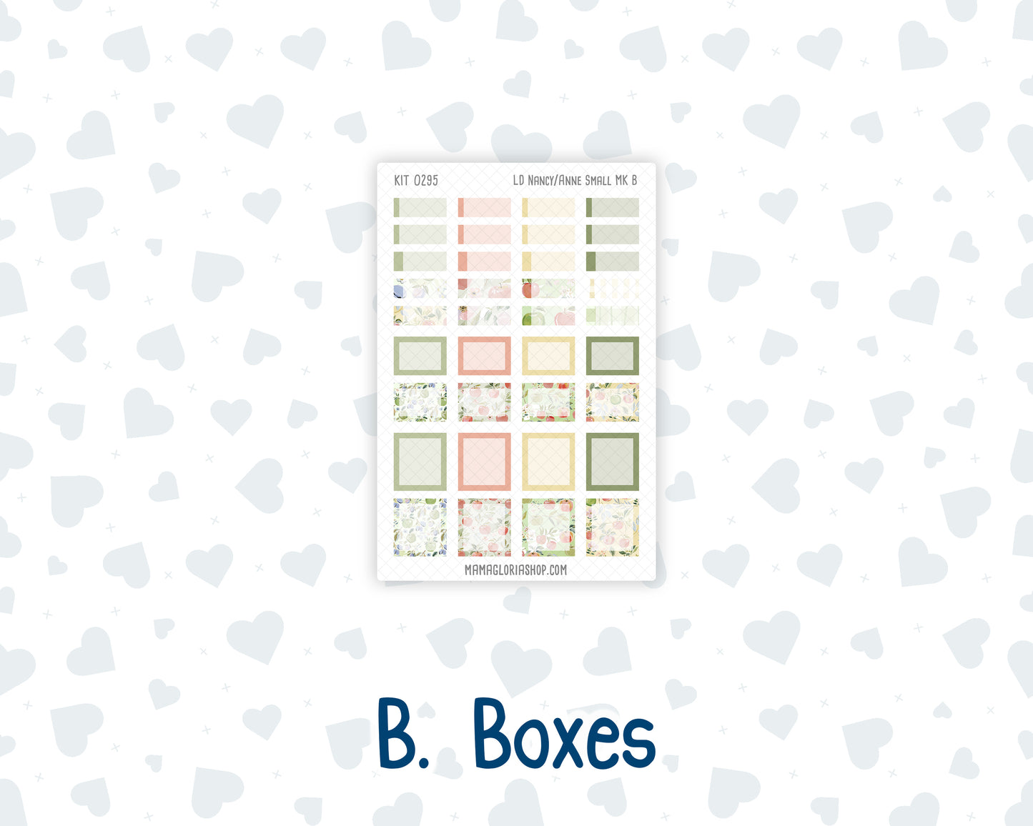 Kit 0295 - Laurel Denise Nancy/Anne Small - Monthly Kit - September - Apple Harvest