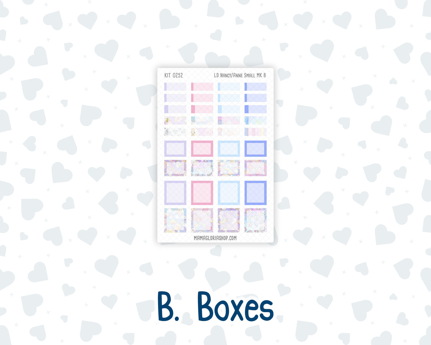 Kit 0252 - Laurel Denise Nancy/Anne Small - Monthly Kit - February - Tokyo Candy Cloud