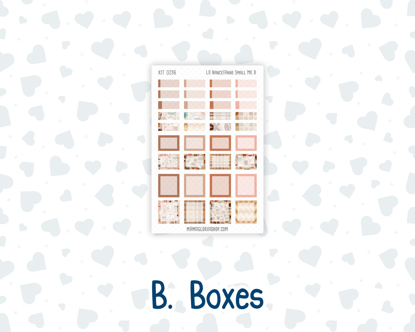 Kit 0296 - Laurel Denise Nancy/Anne Small - Monthly Kit - September - Coffee Break