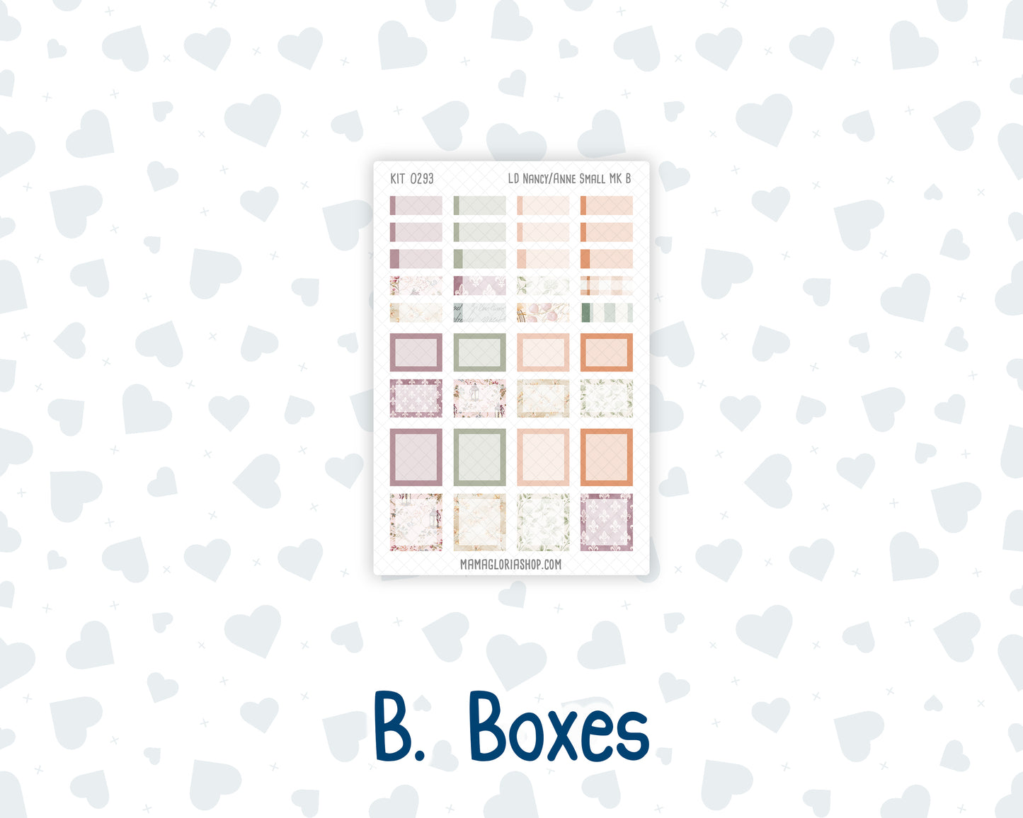 Kit 0293 - Laurel Denise Nancy/Anne Small - Monthly Kit - September - Fleur de Provence