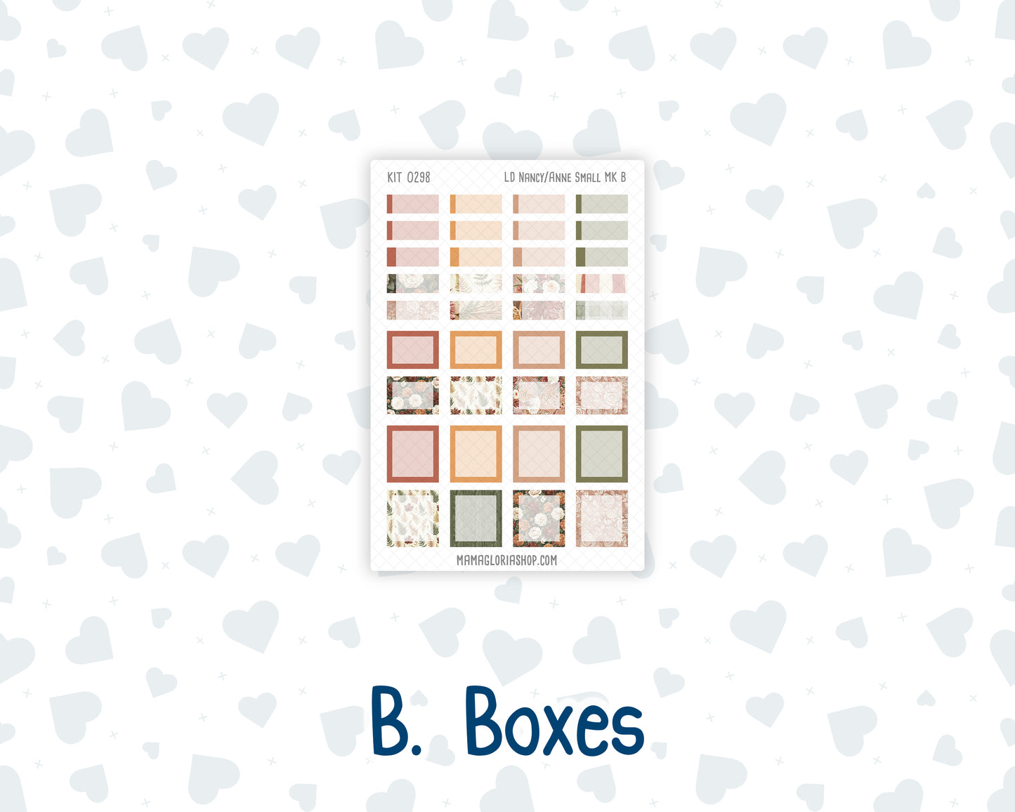 Kit 0298 - Laurel Denise Nancy/Anne Small - Monthly Kit - October - Velvet Bloom