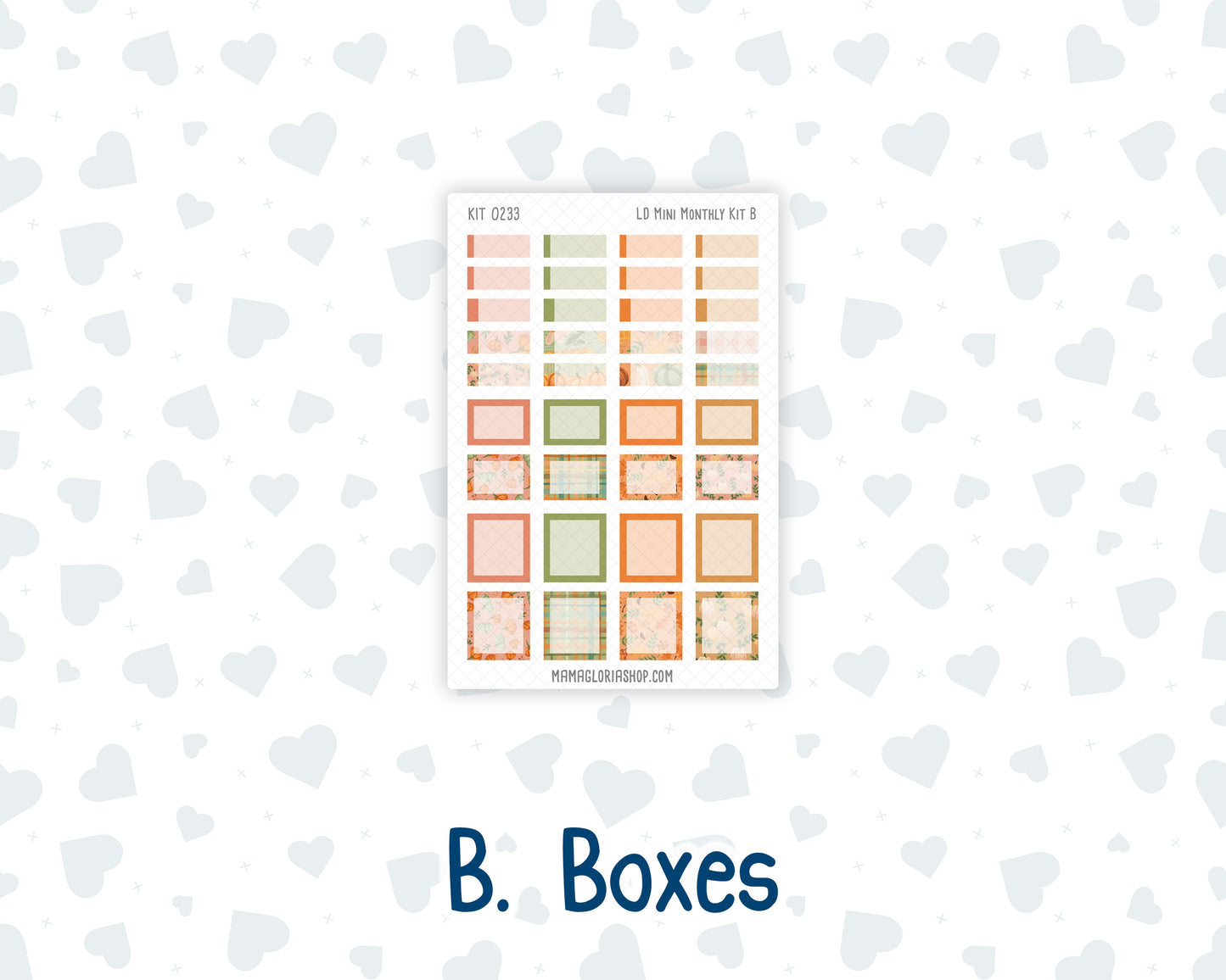 Kit 0233 - Laurel Denise Mini - Monthly Kit - September - Cinnamon Days