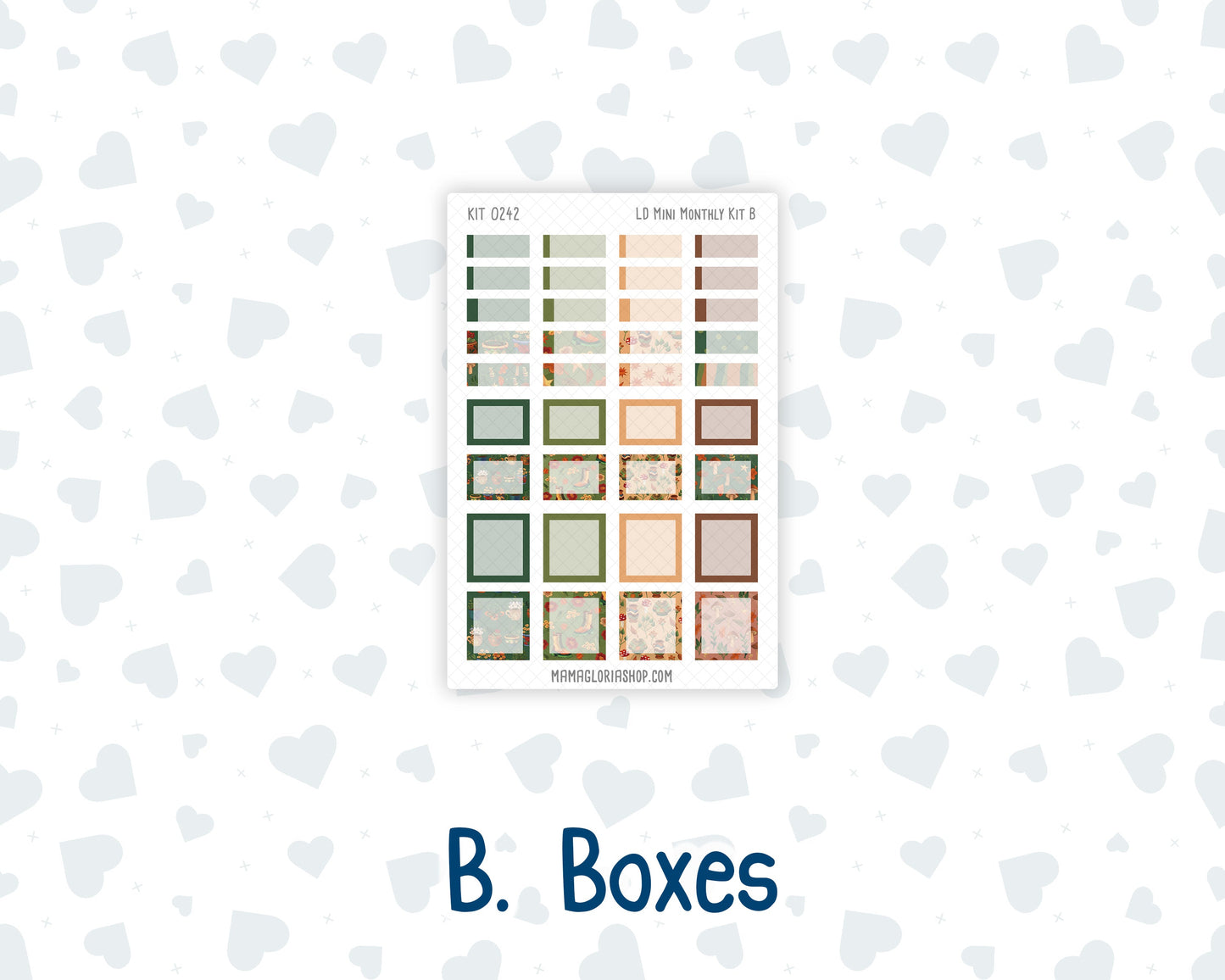 Kit 0242 - Laurel Denise Mini - Monthly Kit - November - Cottage Autumn