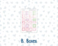 Kit 0253 - Laurel Denise Nancy/Anne Small - Monthly Kit - February - Rosy Daydreams