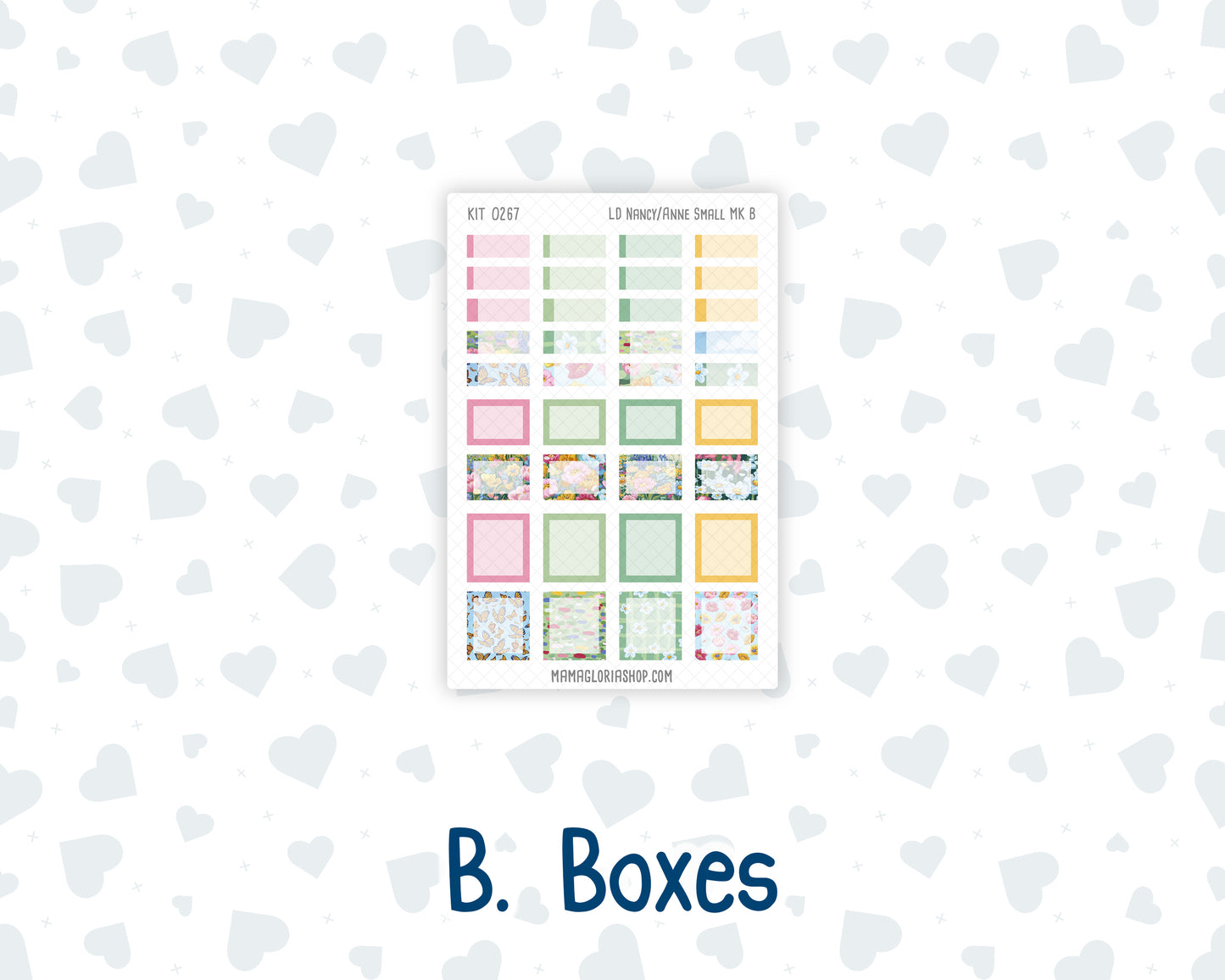 Kit 0267 - Laurel Denise Nancy/Anne Small - Monthly Kit - May - Flowers For Mama
