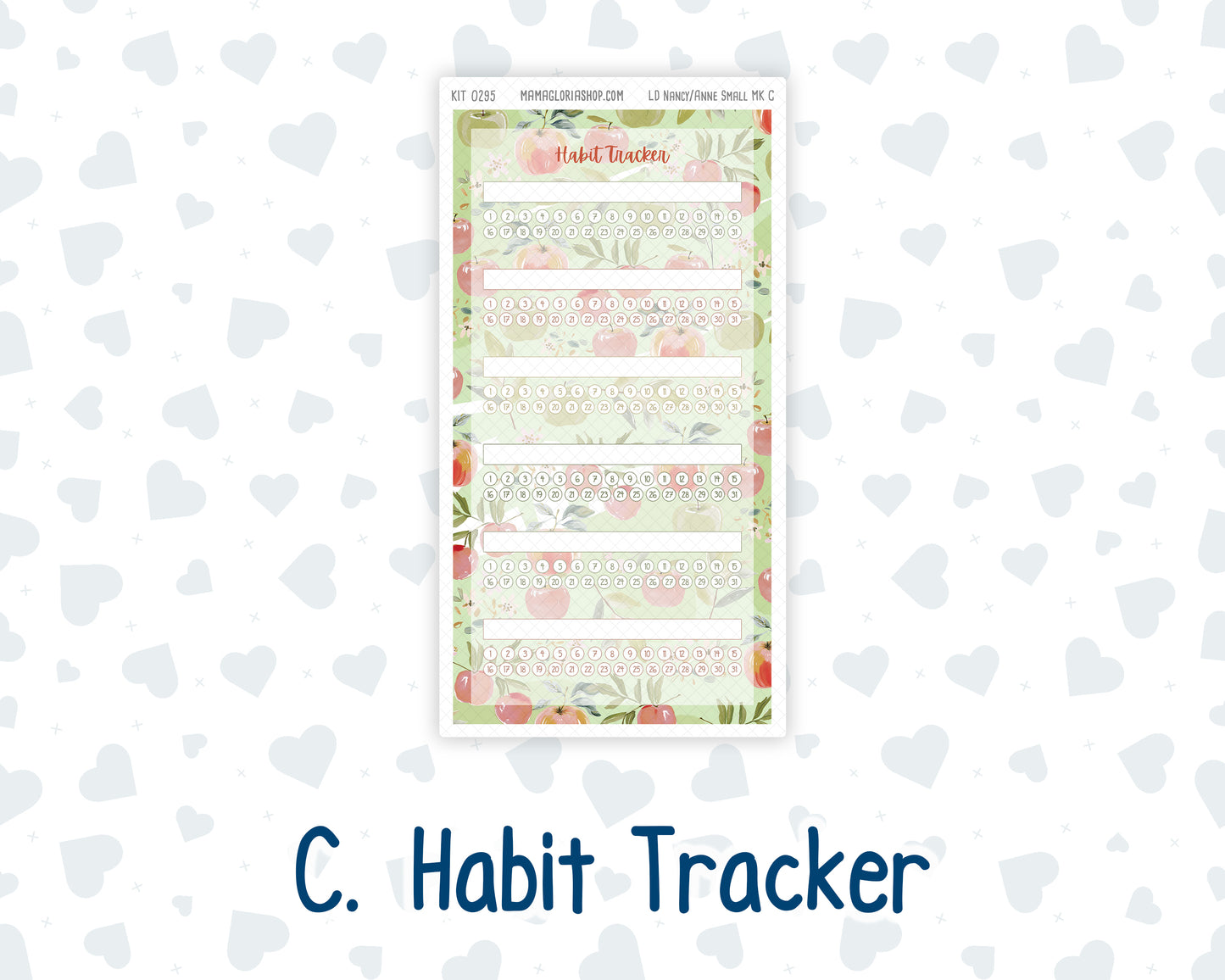 Kit 0295 - Laurel Denise Nancy/Anne Small - Monthly Kit - September - Apple Harvest