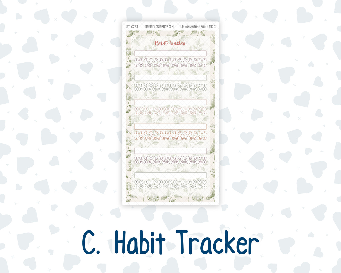 Kit 0293 - Laurel Denise Nancy/Anne Small - Monthly Kit - September - Fleur de Provence