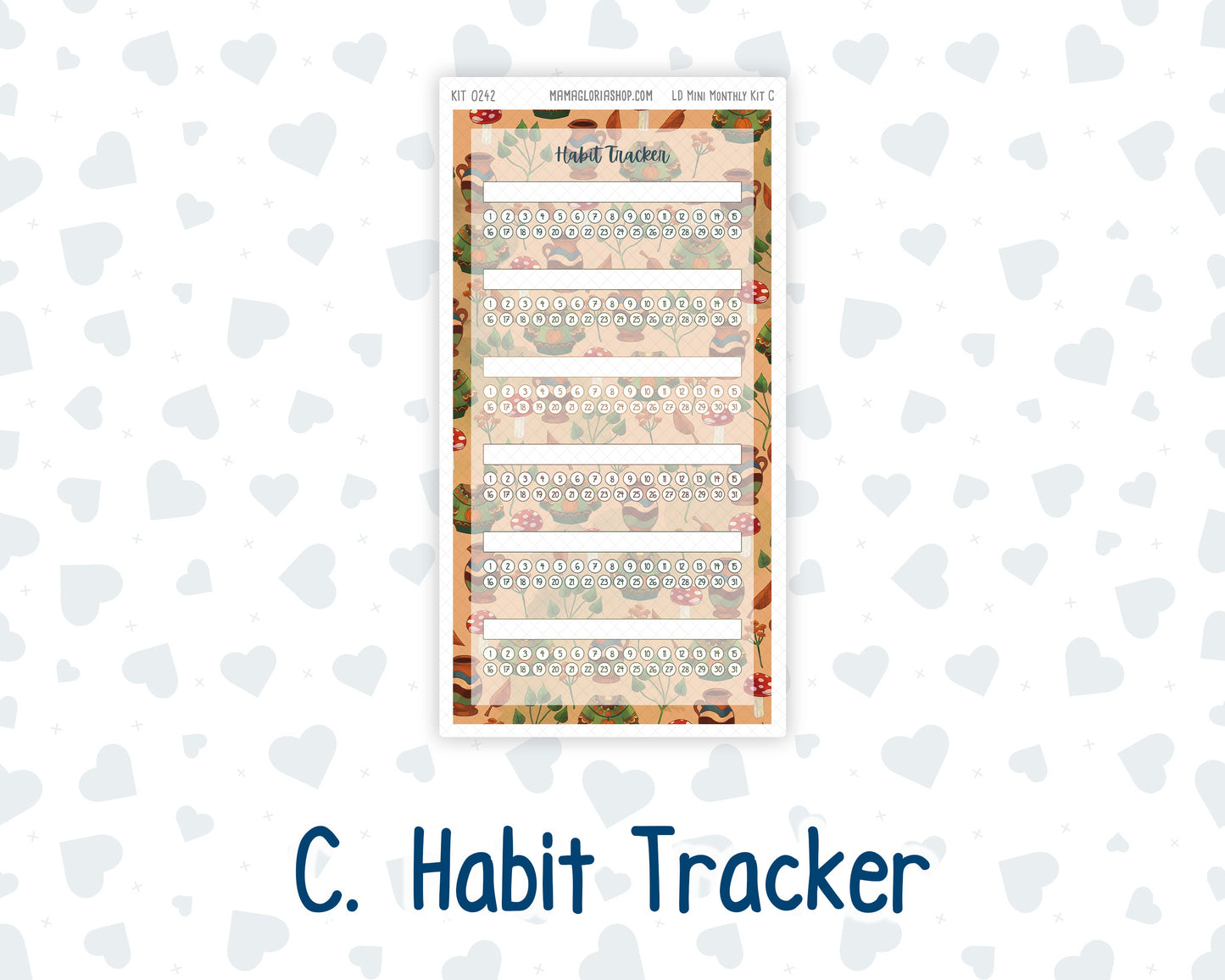 Kit 0242 - Laurel Denise Mini - Monthly Kit - November - Cottage Autumn