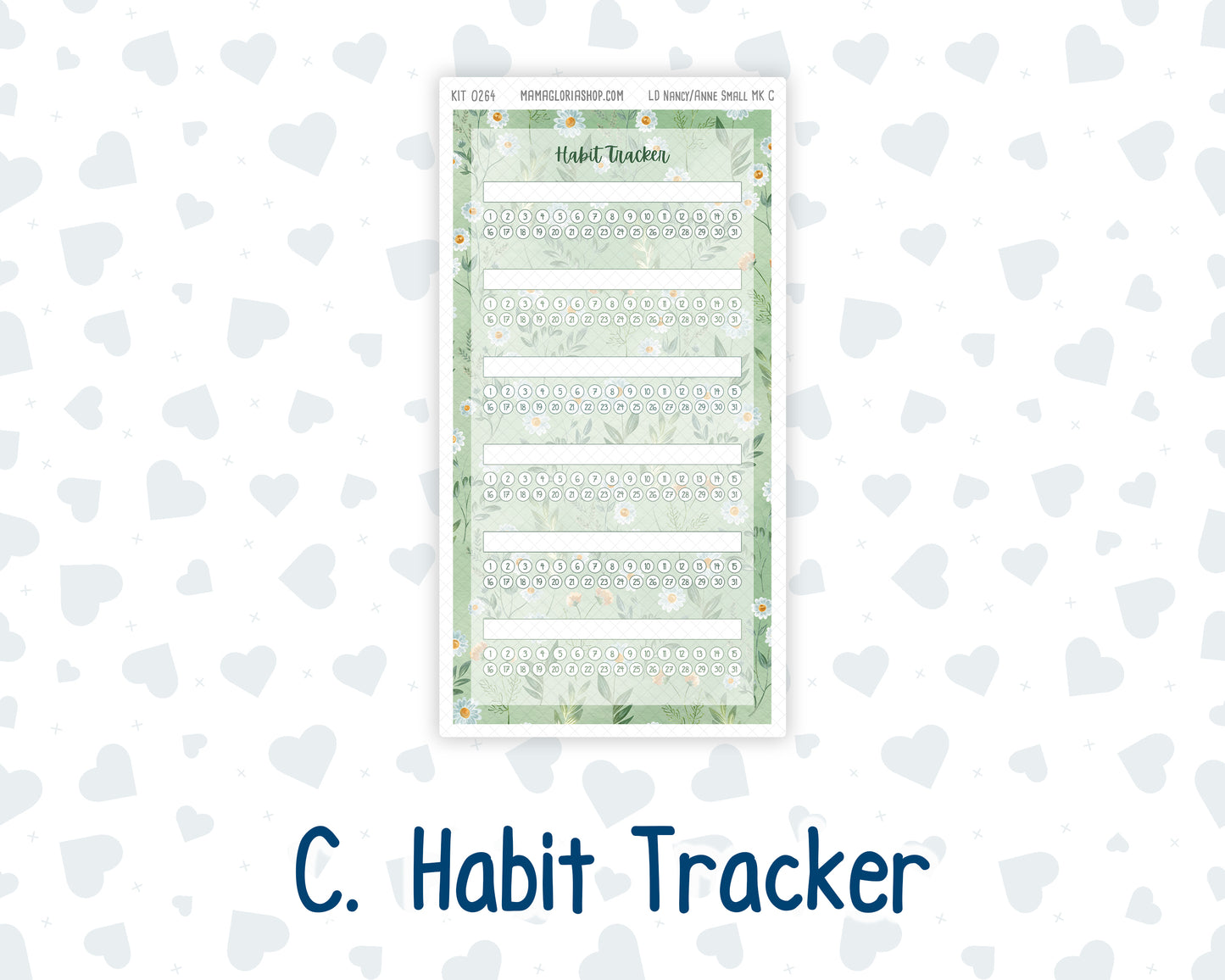 Kit 0264 - Laurel Denise Nancy/Anne Small - Monthly Kit - May - Spring Walk