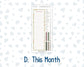 Kit 0257 - Laurel Denise Nancy/Anne Small - Monthly Kit - March - Blush Garden