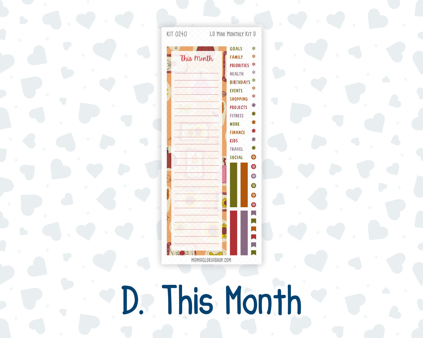 Kit 0240 - Laurel Denise Mini - Monthly Kit - November - Cozy Thanksgiving