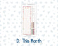 Kit 0259 - Laurel Denise Nancy/Anne Small - Monthly Kit - March - Spring Garden Chores