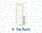 Kit 0280 - Laurel Denise Nancy/Anne Small - Monthly Kit - Half Past Six In August