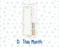 Kit 0265 - Laurel Denise Nancy/Anne Small - Monthly Kit - May - Honeybee Sky
