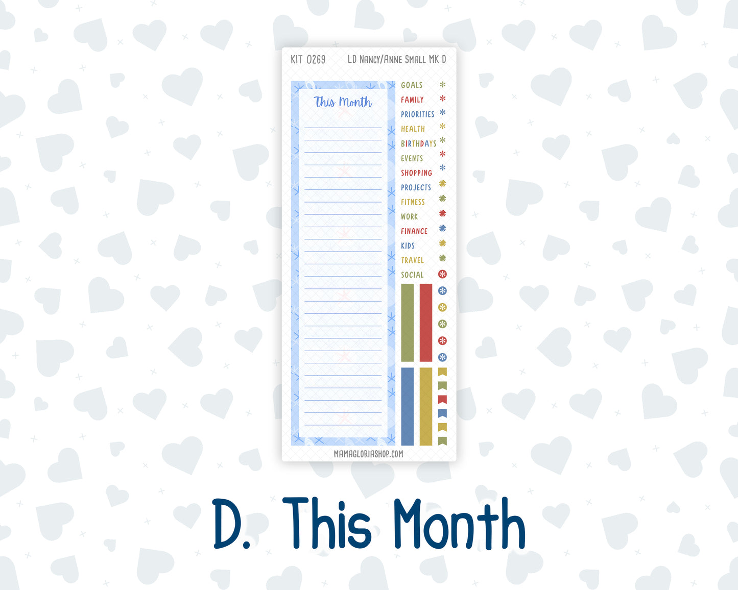 Kit 0269 - Laurel Denise Nancy/Anne Small - Monthly Kit - June - Dolce Mare