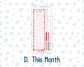 Kit 0254 - Laurel Denise Nancy/Anne Small - Monthly Kit - February - Valentine Village