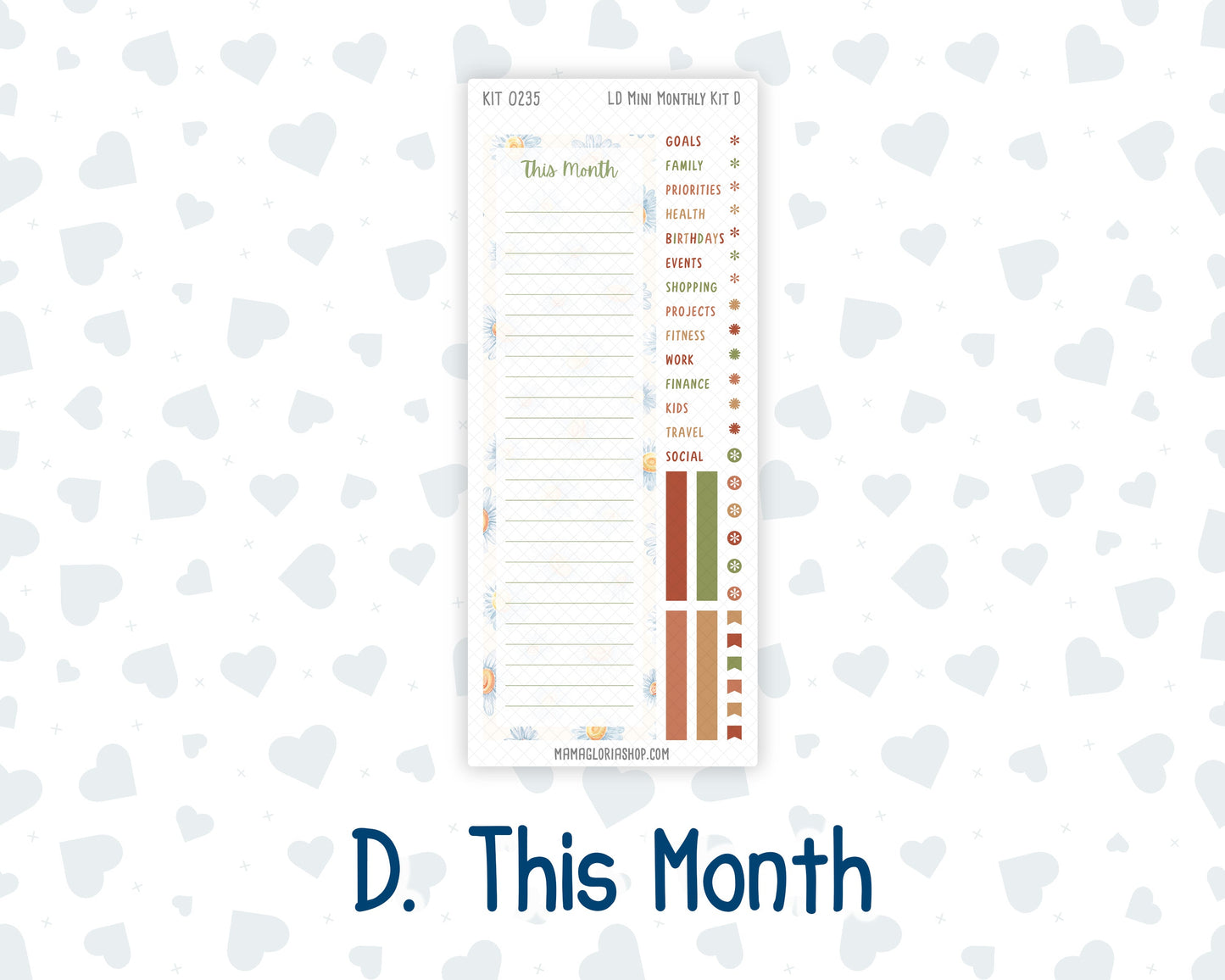 Kit 0235 - Laurel Denise Mini - Monthly Kit - September - Apple Orchard