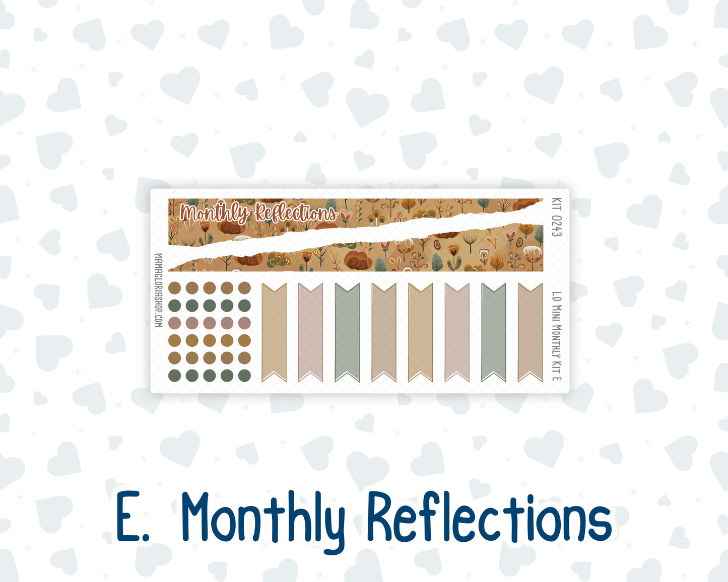 Kit 0243 - Laurel Denise Mini - Monthly Kit - November - Boho Autumn