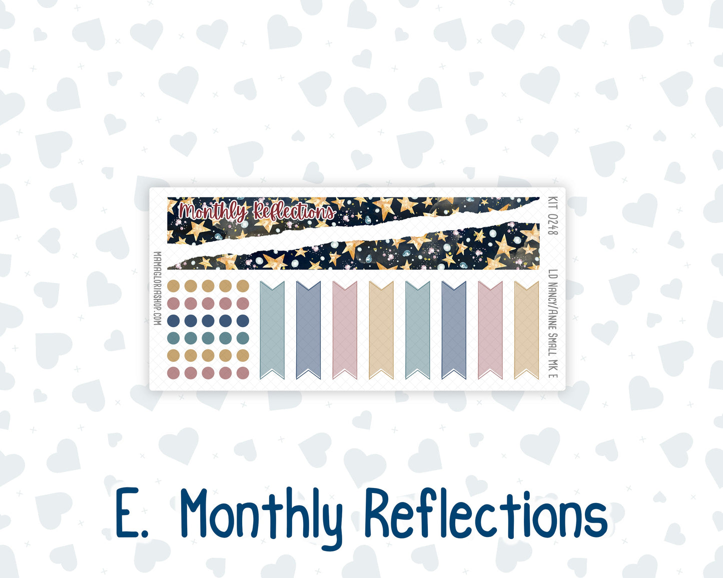 Kit 0248 - Laurel Denise Nancy/Anne Small - Monthly Kit - January - Midnight Countdown